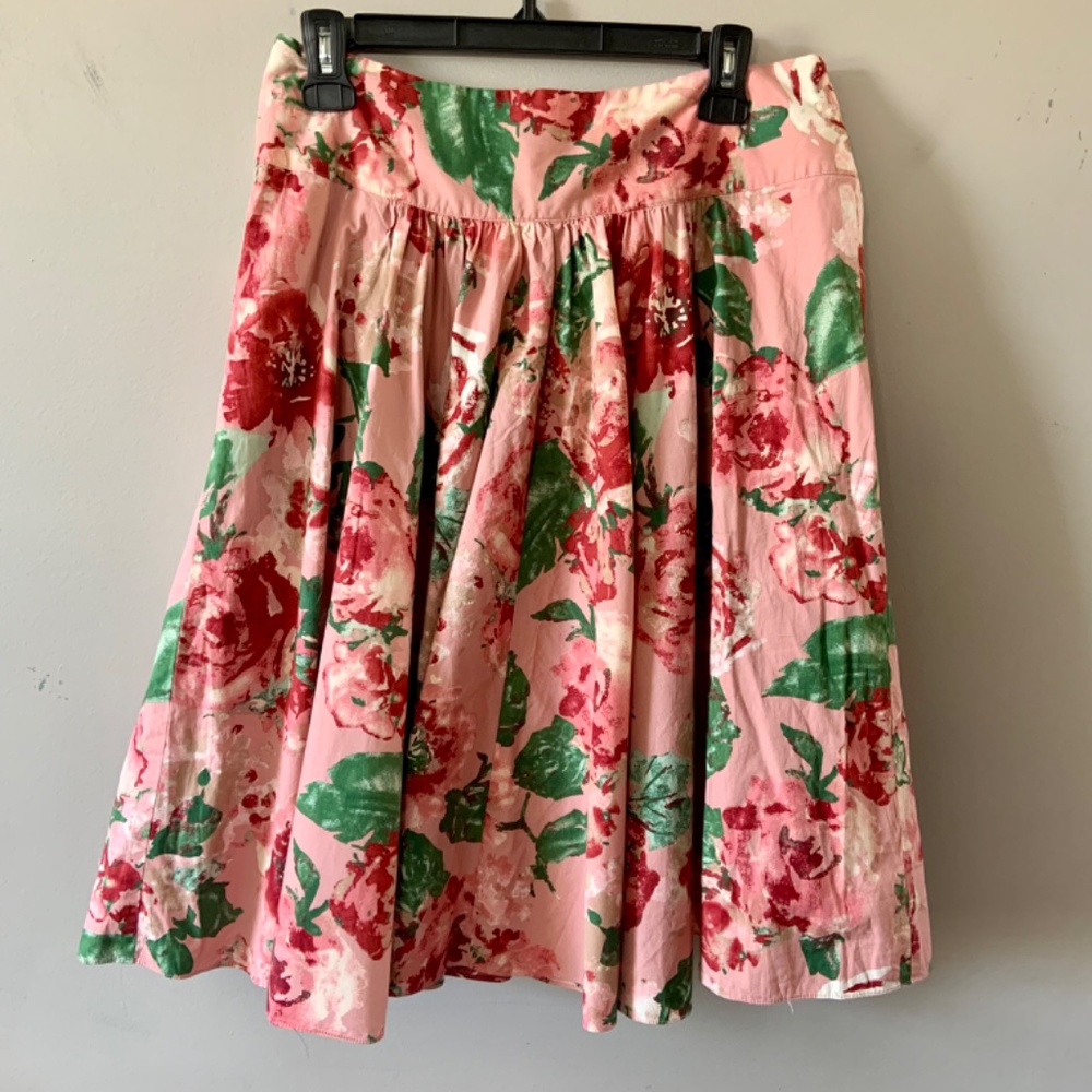 Talbots pink floral skirt - Picture 3 of 3